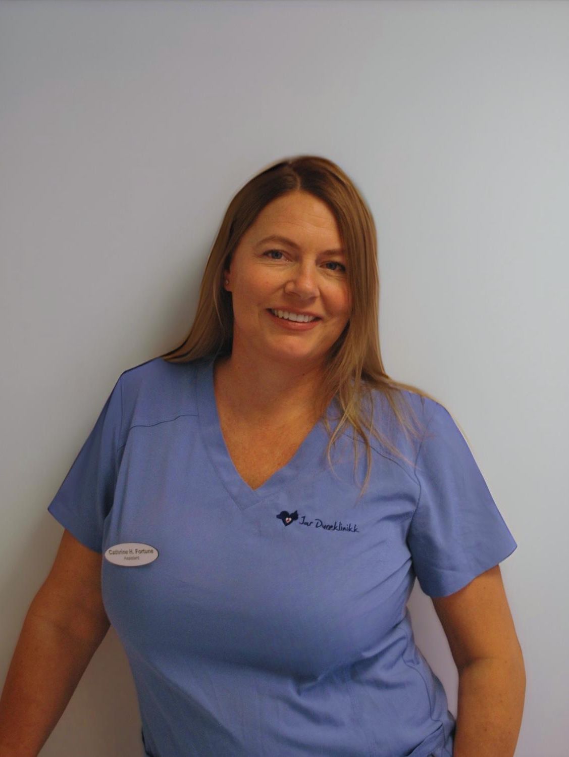 Bilde av ansatt ved veterinærklinikk